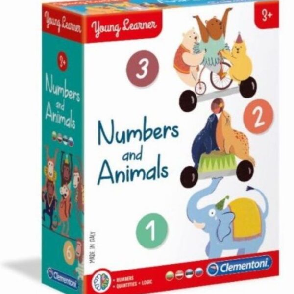 Clementoni lauamäng numbrid ja loomad