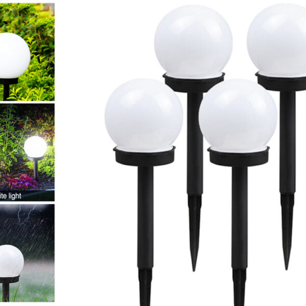 Led solar aiavalgustid, 4tk komplektis