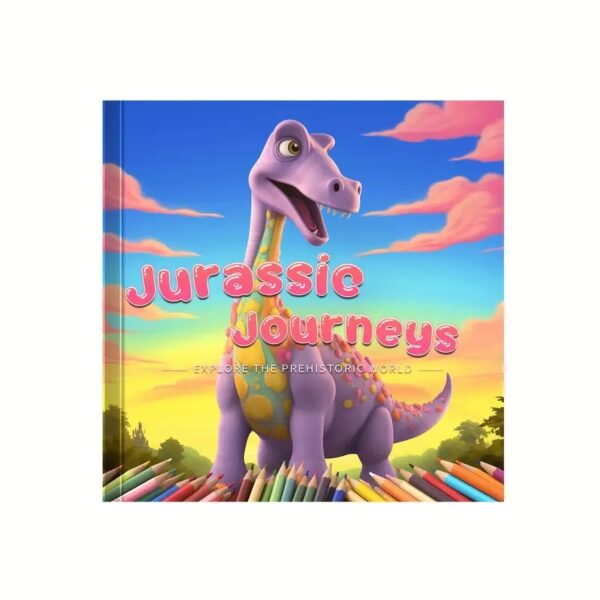 Värviraamat Jurassic Journeys