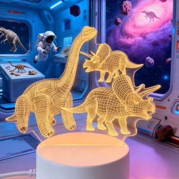 3D öölamp "Dinosaurused"