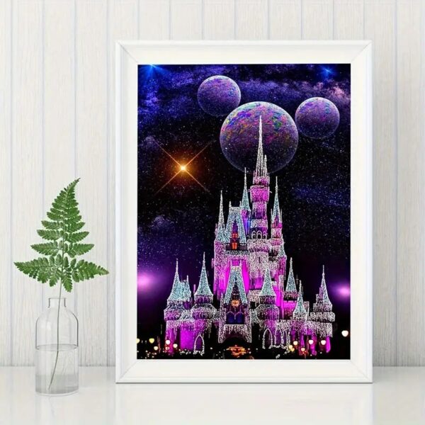 Teemanttikand Disney Castle, 35x25cm