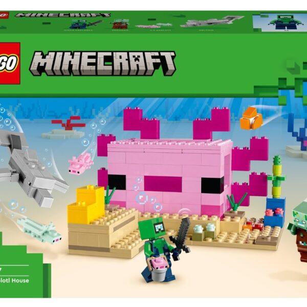 Lego Minecraft 21247 Aksoloti maja