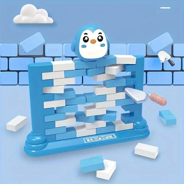 Mini lauamäng Wall Game - kukkuv pingviin