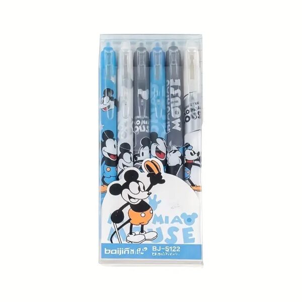 Kustutatavad geelpliiatsid Mickey Mouse, 6-osaline