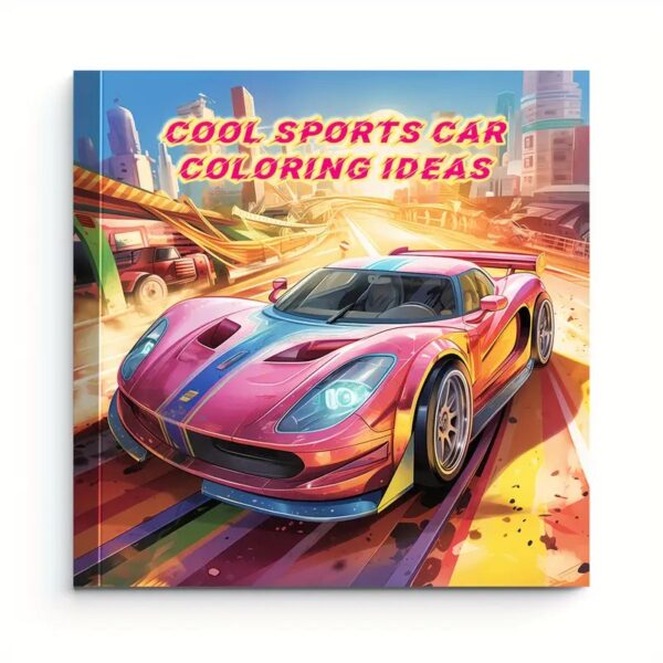 Värviraamat Cool Sports Car