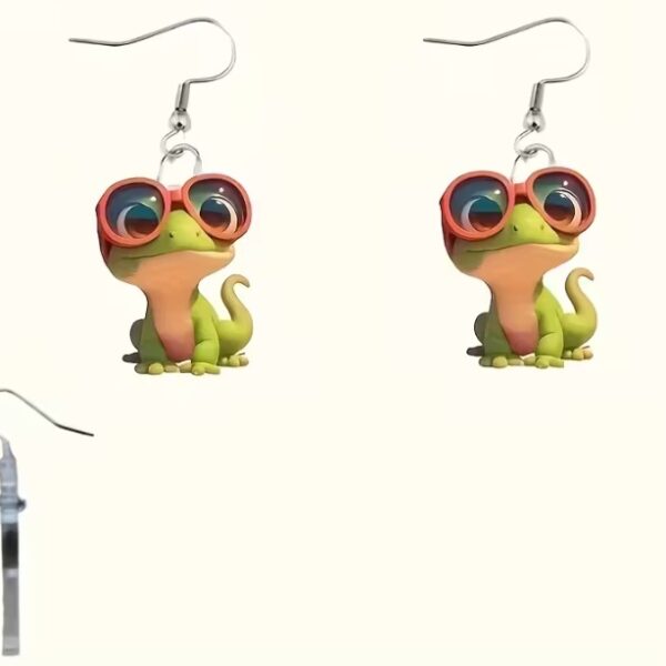 Kõrvarõngad Konn prillidega