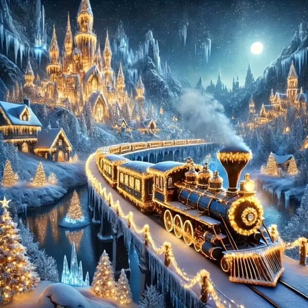 Teemanttikand Jõulurong, 20x20cm