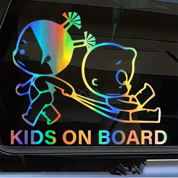 Autokleebis Kids on board