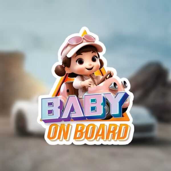 Autokleebis Baby on board